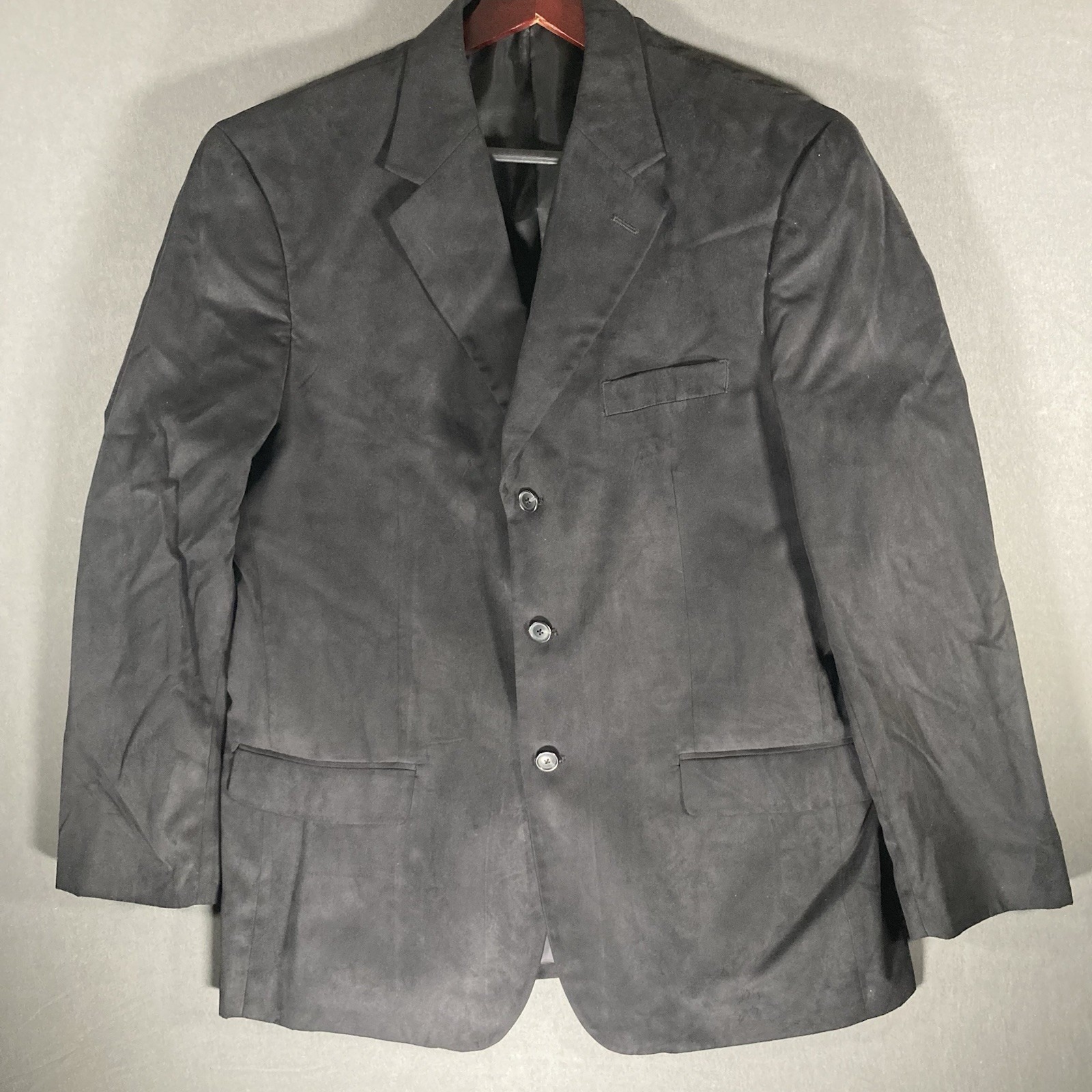 Mens Alfani Blazer Jacket Size Xl Mens Black 3Button